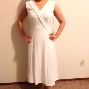 Calvin Klein white dress